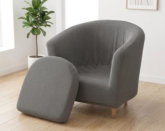 Funda elástica de jacquard para sillón, funda elástica para sillón, protector para silla auxiliar, funda individual para cojín de sofá, decoración para sala de estar