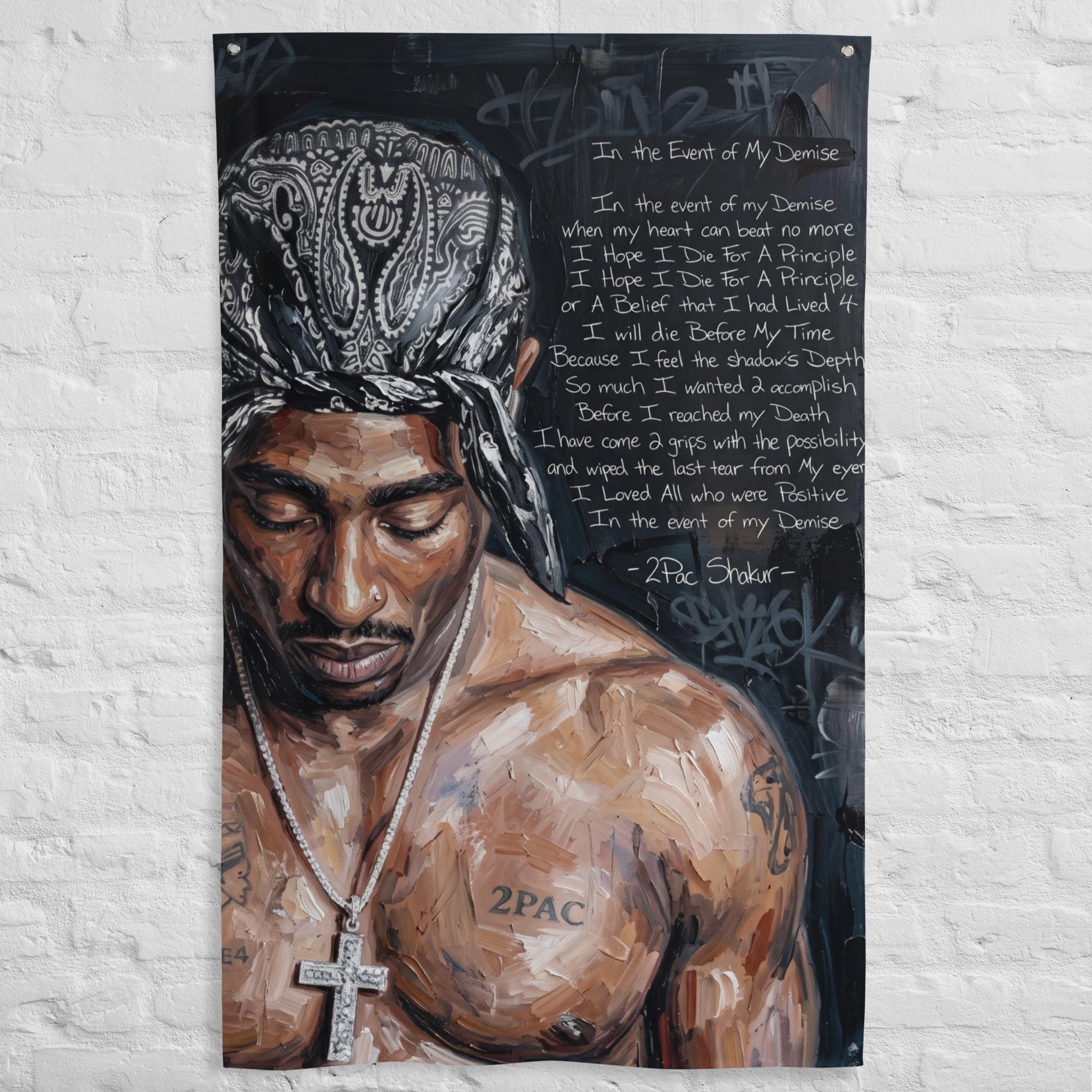 Tupac Tapestry - Etsy