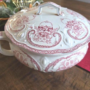 Orinal antiguo de transferencia semiporcelana inglés Dudson Wilcox & Till, buen estado imagen 9