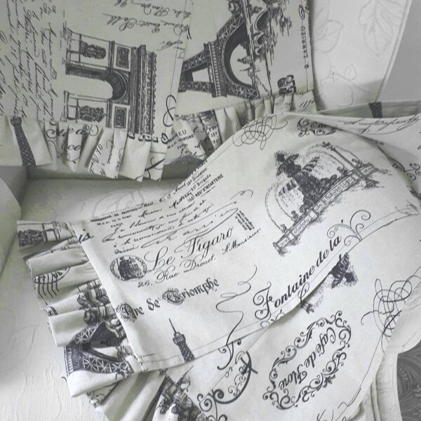 Paris Table Runner Etsy