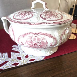 Orinal antiguo de transferencia semiporcelana inglés Dudson Wilcox & Till, buen estado imagen 3