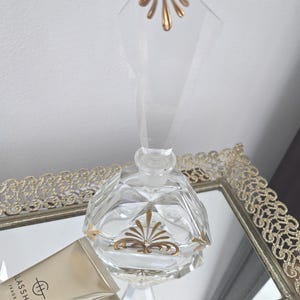 Vintage perfume or scent bottle, vanity decor, excellent condition
