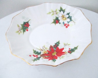 Royal Albert Yuletide Candy Dish 5 "x 4", Bone China, sehr guter Zustand