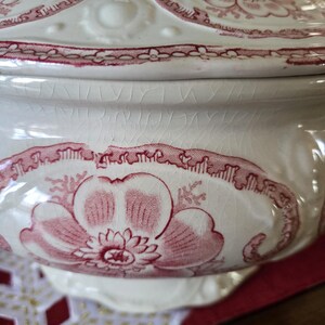 Orinal antiguo de transferencia semiporcelana inglés Dudson Wilcox & Till, buen estado imagen 10