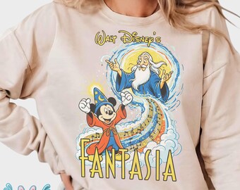 Komfortfarben Fantasia Zauberer Micky Shirt, Walt Disney Fantasia Micky Shirt, Fantasia Micky T-Shirt, Disneyland Trip, Fantasmic Shirt