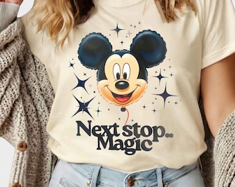 Disney Mickey & Minnie's Runaway Railway Next Stop Magic Shirt, WDW Magic Kingdom Disneyland Family Vacation Holiday Gift