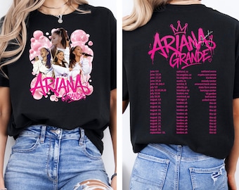 Camiseta de concierto de Ariana Grande, jersey de la gira Eternal Sunshine 2026, sudadera con capucha de música pop, gira de Ariana Grande por el Reino Unido 2026, camiseta para amantes de los conciertos, S3