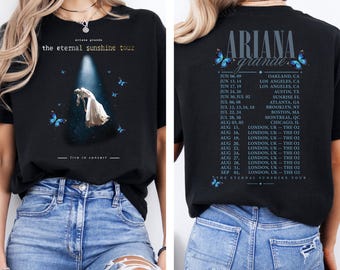 Camiseta de la gira de Ariana Grande 2026, jersey de la gira Eternal Sunshine 2026, sudadera con capucha de música pop, gira Eternal Sunshine por el Reino Unido 2026, camiseta para amantes de los conciertos, S4