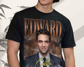 Limited Edward Cullen Vintage T-Shirt, Graphic Unisex T-shirt, Retro 90's Fans Homage T-shirt, Gift For Women and Men