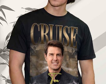 Tom Cruise Graphic T-Shirt – Vintage Movie Star Apparel