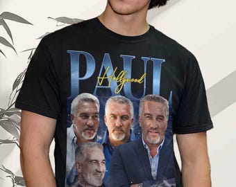 Paul Hollywood Collage T-Shirt – The British Bake Off Star Apparel