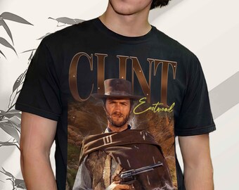 Clint Eastwood Western Graphic T-Shirt – Vintage Style Movie Tee