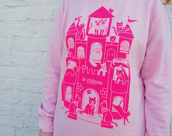 Pink Cat Sweatshirt