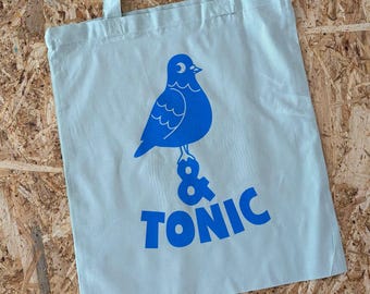 Pigeon and Tonic Tote Bag