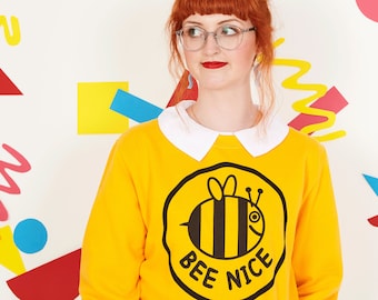 Bee Nice Yellow Sweatshirt