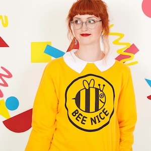 Bee Nice Yellow Sweatshirt