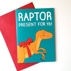 Funny Dinosaur Birthday Card image 1