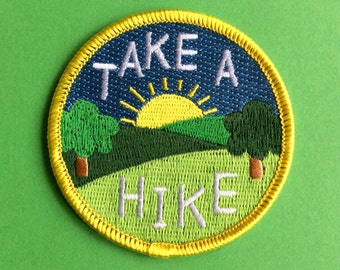 Take a Hike Iron On Patch