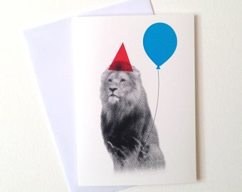 party animal lion card funny birthday card boyfriend birthday card birthday boy card kids birthday party lion birthday card red blue - Funny Birthday Cards For Kids party animal lion card funny birthday card boyfriend birthday card birthday boy card kids birthday party lion birthday card red blue - Funny Birthday Cards For Kids