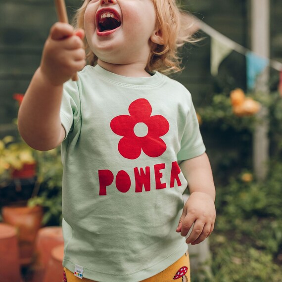 Flower Power Baby T-shirt | Etsy Australia