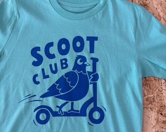 Scoot Club Pigeon Kids T-shirt