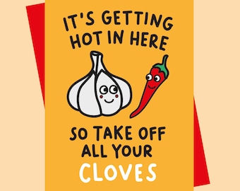 Funny Anniversary Card - It’s Getting Hot in Here