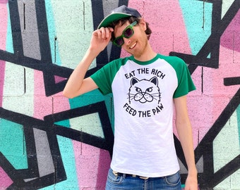 Eat the Rich, Feed The Paw - Cat T-shirt