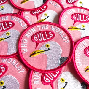 Who Run The World Gulls Iron on Patch The orginal patch by hello DODO image 2