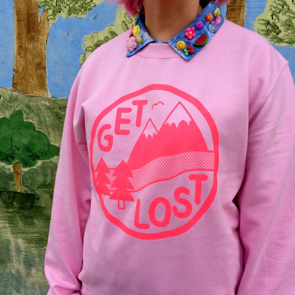 Get Lost Pink Sweatshirt