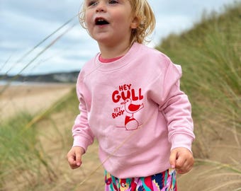 Hey Gull Hey Buoy Kids Seagull Sweatshirt