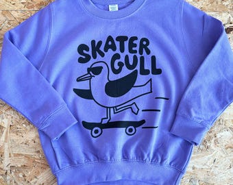 Skater Gull Kids Seagull Sweatshirt