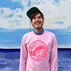 Get Lost Pink Sweatshirt image 6