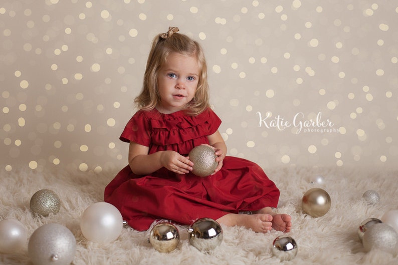 Christmas Tree Twinkle Lights Bokeh Photographer Overlay for