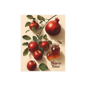 Set di cartoline di Rosh Hashanah con buste - Shana Tova!
