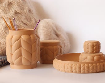 Crochet & Knitting Tools Organizer Set, 3D Printer Files