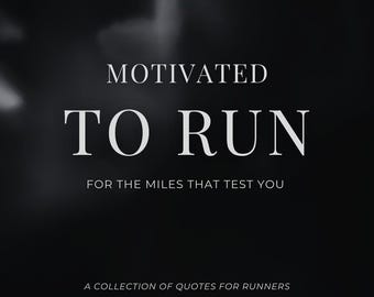 Libro di citazioni motivazionali per la corsa – Allenamento per la maratona, ispirazione per le corse lunghe (download digitale)