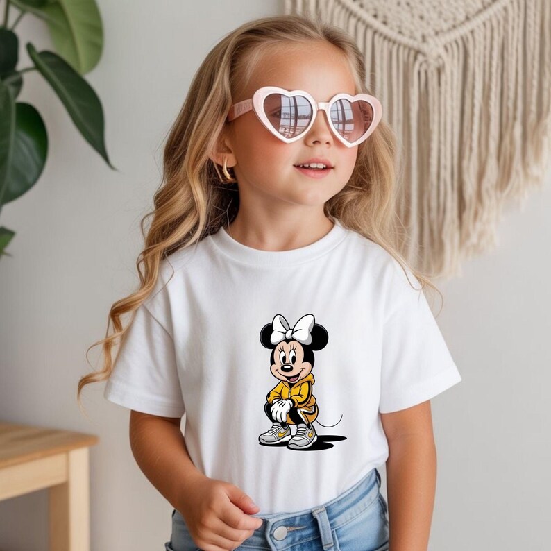 Minnie Mouse PNG Bundle for Girls Shirt, Sporty Minnie Clipart PNG Designs image 9
