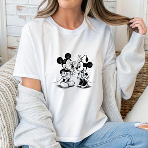 Paquete de imágenes PNG de Mickey Mouse y Minnie Mouse, imágenes prediseñadas de Mickey y Minnie, diseños PNG de dibujos animados de parejas adorables imagen 5