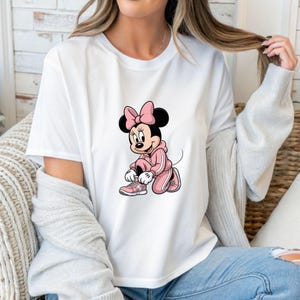 Minnie Mouse PNG Bundle for Girls Shirt, Sporty Minnie Clipart PNG Designs image 7