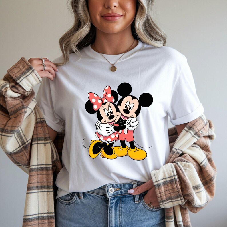 Minnie Mouse PNG Bundle, Cute Cartoon Girl Clipart, Retro Sublimation PNG Set image 8