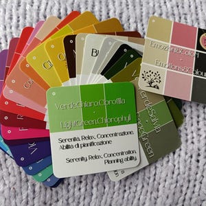 Tarjeta Emozioni e Colori piccole [65 x 65 mm]