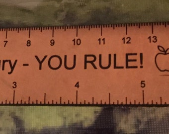 You Rule! personalised leather bookmark for teachers, TAs, support workers