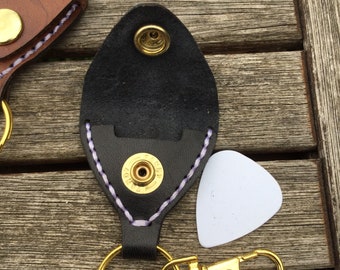 Guitar pick key ring free U.K. delivery.