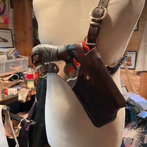 Moulded Denali style shoulder holster for NERF Hammershot. Free UK Delivery