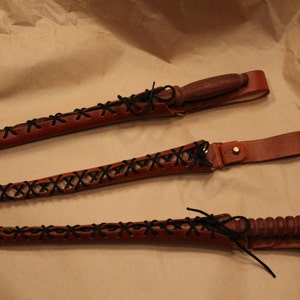 Handmade wand holster, full grain veg tan leather. Free UK Delivery. image 3