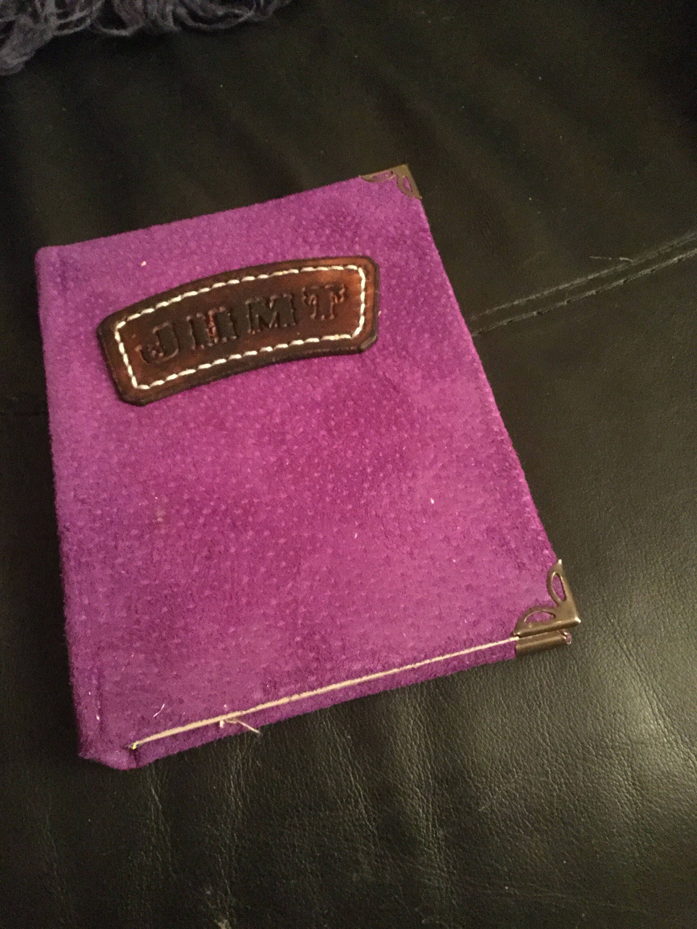 Hand made leather bound journal Etsy