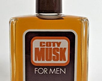 Cologne Musk vintage COTY 4 oz 118 mL - Neuf sans boîte