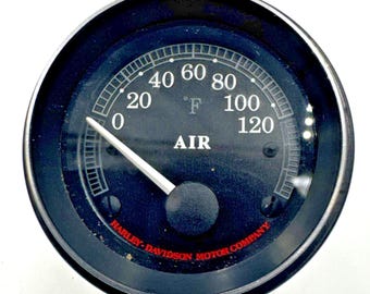 Jauge de température d'air OEM d'origine pour Harley Davidson 04-13 Touring, noire, 75109-96C