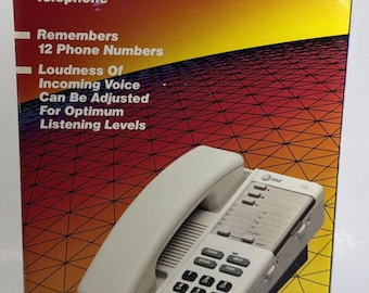 Teléfono con cable antiguo AT&T Memory 705 - Nuevo