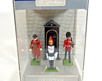 W Britains Collection The London Scene 3 Soldats peints à la main dans une mallette - 1989